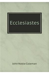 Ecclesiastes