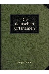 Die Deutschen Ortsnamen