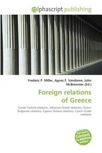 Foreign Relations of Greece