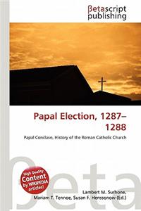 Papal Election, 1287-1288