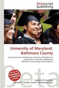 University of Maryland, Baltimore County