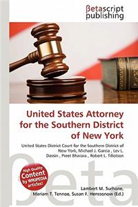 United States Attorney for the Southern District of New York