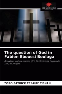 question of God in Fabien Eboussi Boulaga