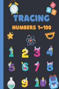 Tracing Numbers 1-100 for Kindergarten and Preschoolers