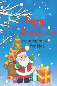 happy christmas coloring book for kids