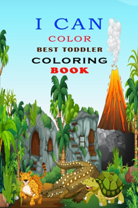 I Can Color Best Toddler Coloring Book
