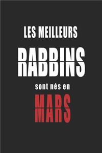 Les Meilleurs Rabbins sont nés en Mars carnet de notes