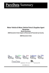 Motor Vehicle & Motor Vehicle Parts & Supplies Agent Revenues World Summary