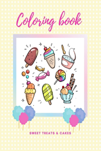Coloring book - sweet treats & cakes