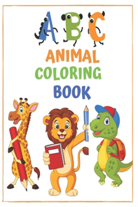 ABC Animal coloring book