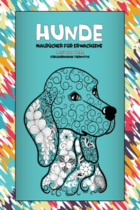 Malbücher für Erwachsene - Stressabbauende Tiermotive - Mandala Tiere - Hunde