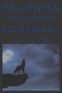 halloween livre de coloriage pour enfant de 8 à 12 ans