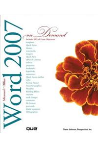 Microsoft Office Word 2007 on Demand