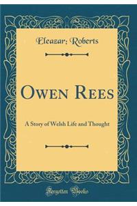 Owen Rees: A Story of Welsh Life and Thought (Classic Reprint)