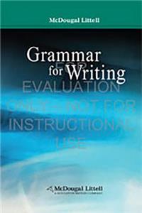 Mllit08 Grammar for Writing Gr 8