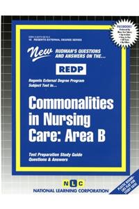 Commonalities in Nursing Care: Area B