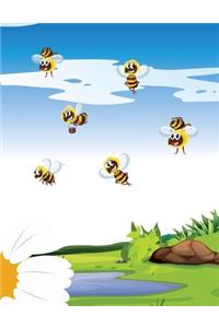 Bee Composition notebook