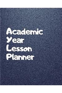Academic Year Lesson Planner