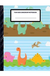 Fun Kids Dinosaur Notebook