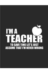 Teacher Academic Planner 2019-2020