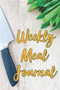 Weekly Meal Journal