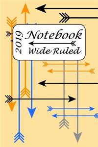 2019 Notebook Wide Ruled