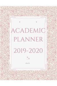 Academic Planner 2019-2020 8.5 x 11