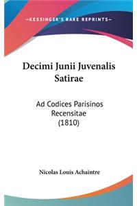 Decimi Junii Juvenalis Satirae