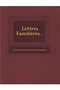 Lettres Familieres...