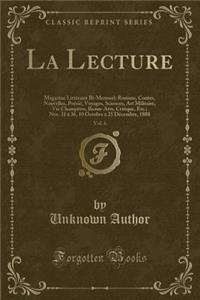 La Lecture, Vol. 6
