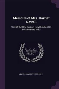 Memoirs of Mrs. Harriet Newell