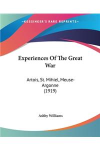 Experiences Of The Great War