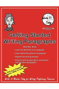 Getting Started Writing Paragraphs