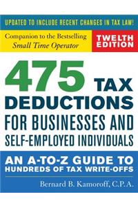 475 Tax Deductions for Businesses and Self-Employed Individuals
