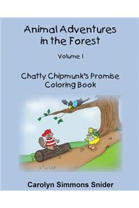 Chatty Chipmunk's Promise Coloring Book