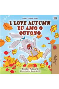I Love Autumn (English Portuguese Bilingual Book for kids)