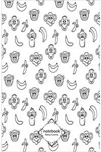 Notebook Journal Lined, Blank No Lined Art V.5