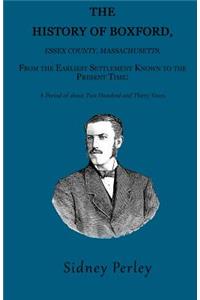 The History of Boxford, Essex County, Massachusetts