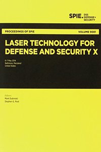 Laser Technology for Defense and Security X