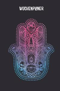 Wochenplaner mit Hamsa Hand Mandala
