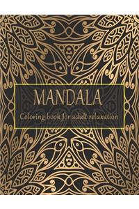 MANDALA coloring book for Adult reluxation