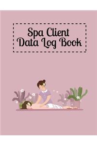 Spa Client Data Log Book