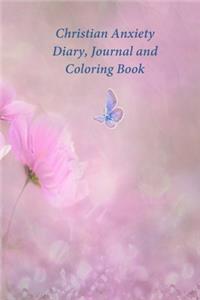 Christian Anxiety Diary, Journal and Coloring Book