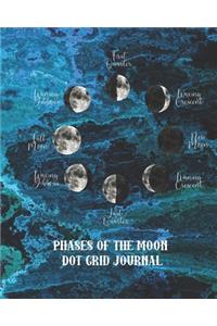 Phases of the moon Dot grid journal