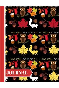 I Love Fall Most of All (JOURNAL)