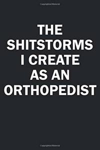 The Shitstorms I Create As An Orthopedist