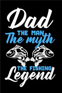 Dad The Man The Myth The Fishing Legend