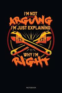 I'm Not Arguing I'm Just Explaining Why I'm Right