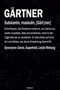 Gärtner Notizbuch