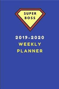 Super Boss 2019-2020 Weekly Planner